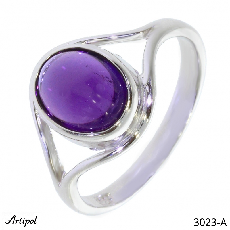 Ring 3023-A mit echter Amethyst