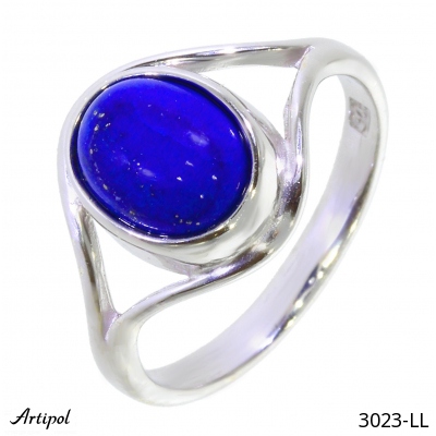Ring 3023-LL with real Lapis lazuli
