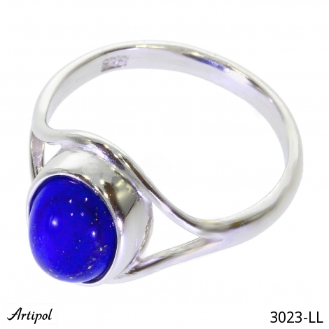 Ring 3023-LL with real Lapis lazuli