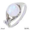 Ring 3024-PL with real Moonstone