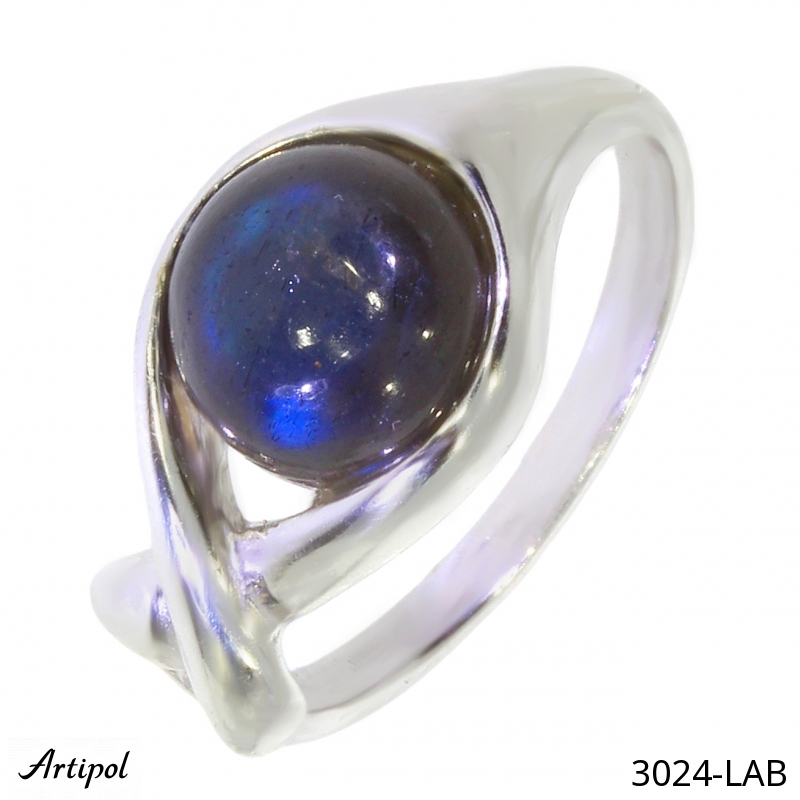 Bague 3024-LAB en Labradorite véritable