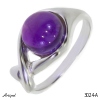 Ring 3024-A with real Amethyst