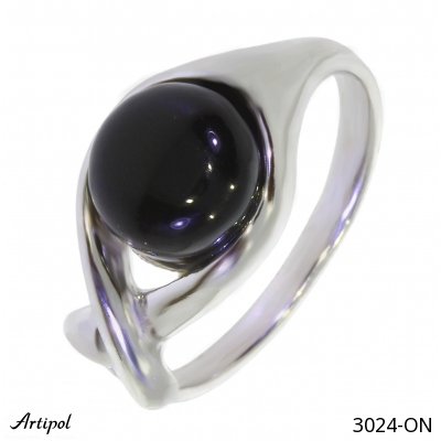 Ring 3024-ON with real Black Onyx