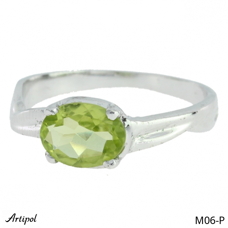 Bague M06-P en Péridot véritable