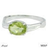 Ring M06-P with real Peridot