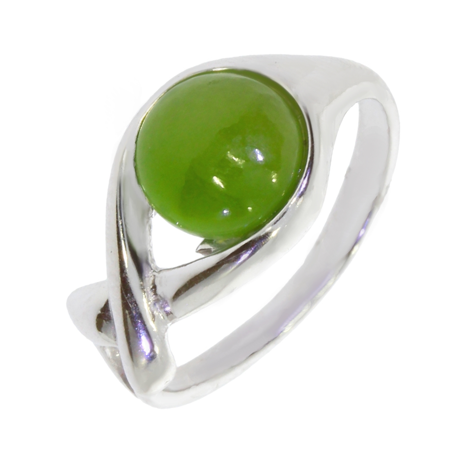Gemstone Green Jade Ring Amazon Lab Created Vivid Green Emerald