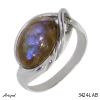 Bague 3424-LAB en Labradorite véritable