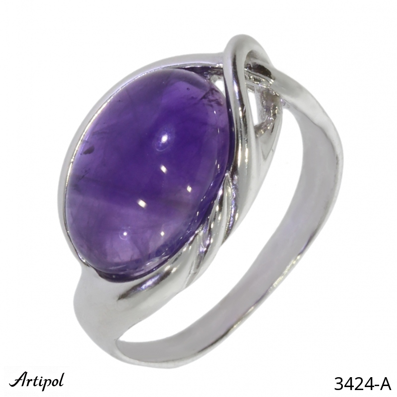 Bague 3424-A en Amethyste véritable