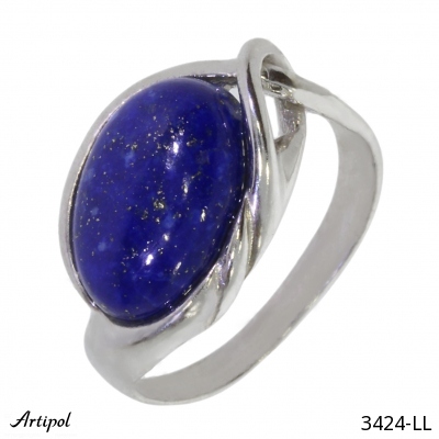 Ring 3424-LL with real Lapis lazuli