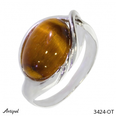 Ring 3424-OT with real Tiger's eye