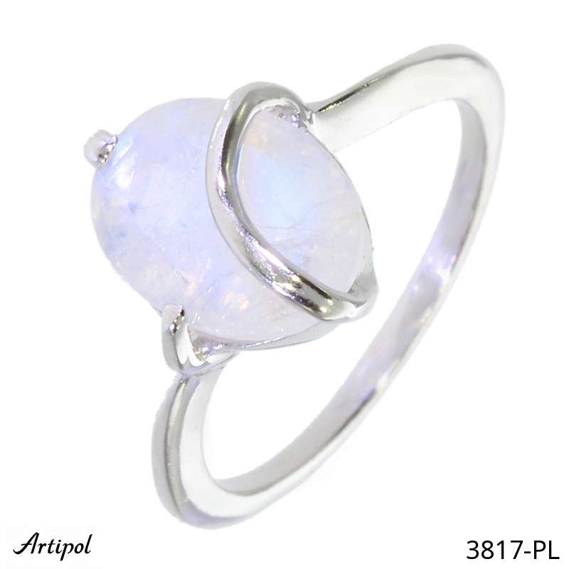 Bague 3817-PL en Pierre de lune véritable