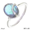 Ring 3817-LAB with real Labradorite