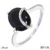 Ring 3817-ON with real Black onyx