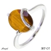 Ring 3817-OT with real Tiger's eye
