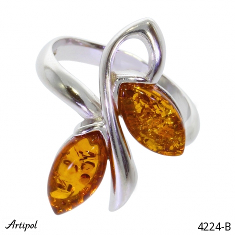 Bague 4224-B en Ambre véritable