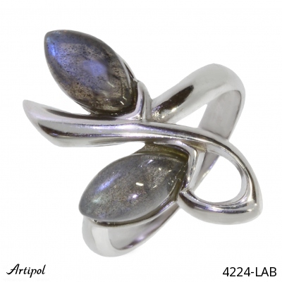 Ring 4224-LAB with real Labradorite