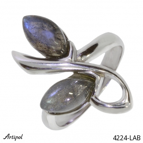 Ring 4224-LAB mit echter Labradorit