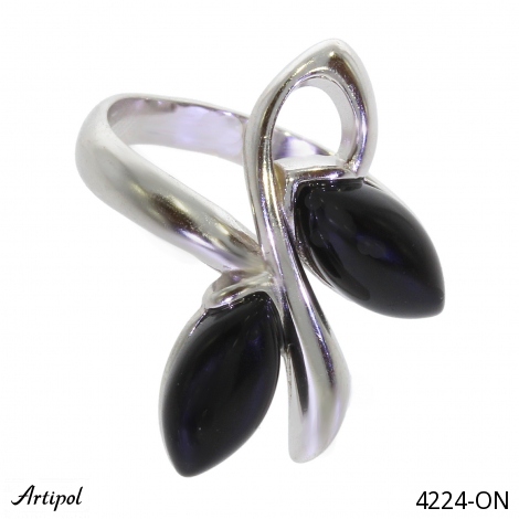 Ring 4224-ON with real Black Onyx