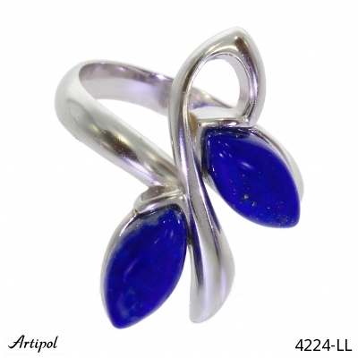 Ring 4224-LL with real Lapis lazuli