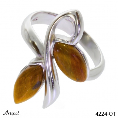 Ring 4224-OT with real Tiger's eye