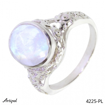 Ring 4225-PL with real Moonstone