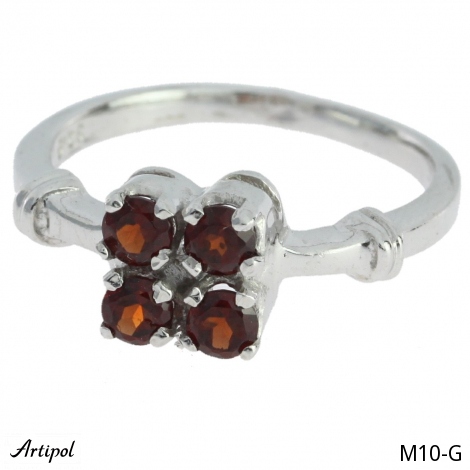 Ring M10-G mit echter Granat