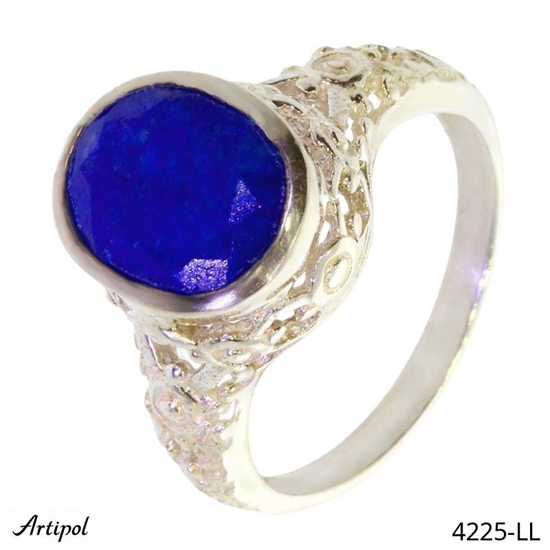 Ring 4225-LL with real Lapis lazuli
