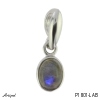 Pendant P1801-LAB with real Labradorite