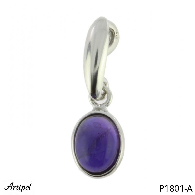 Pendentif P1801-A en Améthyste véritable
