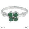 Ring M10-E mit echter Smaragd