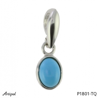 Pendant P1801-TQ with real Turquoise