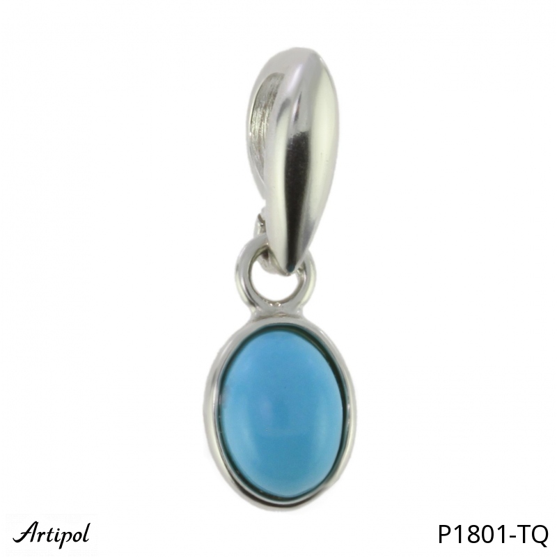 Pendant P1801-TQ with real Turquoise