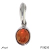 Pendentif P1802-B en Ambre véritable