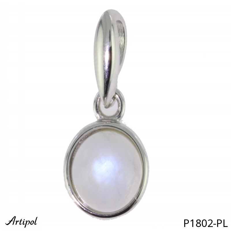 Pendentif P1802-PL en Pierre de lune véritable