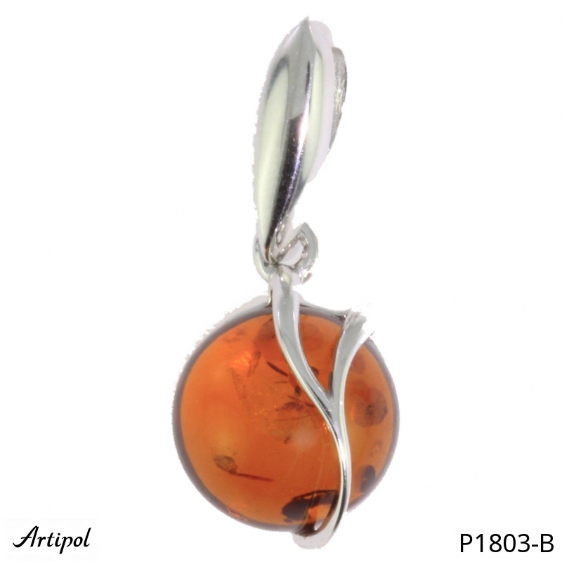 Pendentif P1803-B en Ambre véritable