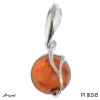Pendant P1803-B with real Amber