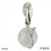 Pendant P1803-PL with real Moonstone
