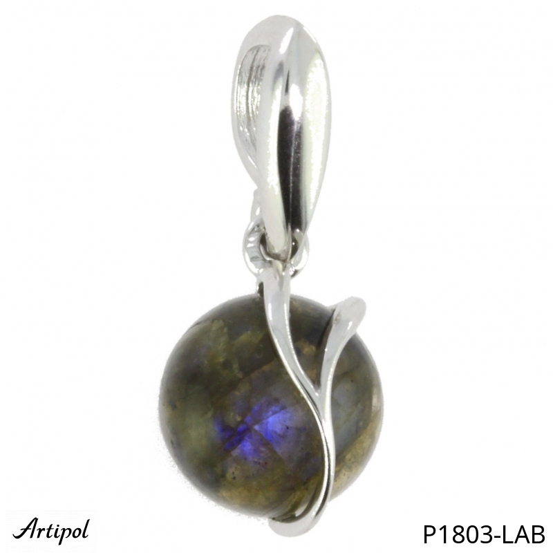 Pendant P1803-LAB with real Labradorite