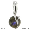 Pendant P1803-LAB with real Labradorite