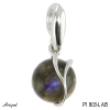 Pendentif P1803-LAB en Labradorite véritable