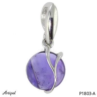 Pendant P1803-A with real Amethyst