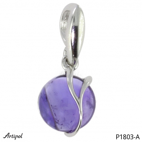 Pendentif P1803-A en Améthyste véritable