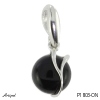 Pendant P1803-ON with real Black Onyx