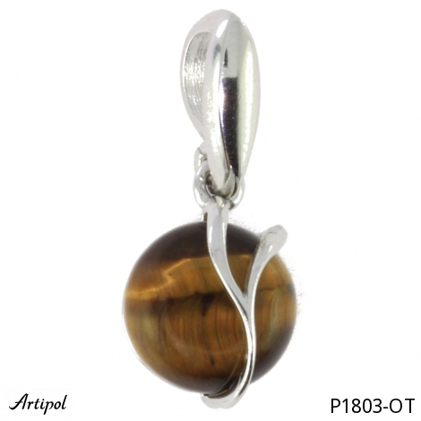 Pendant P1803-OT with real Tiger Eye