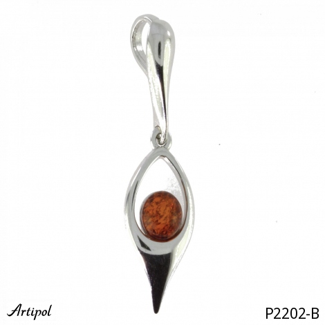 Pendentif P2202-B en Ambre véritable