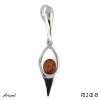 Pendant P2202-B with real Amber