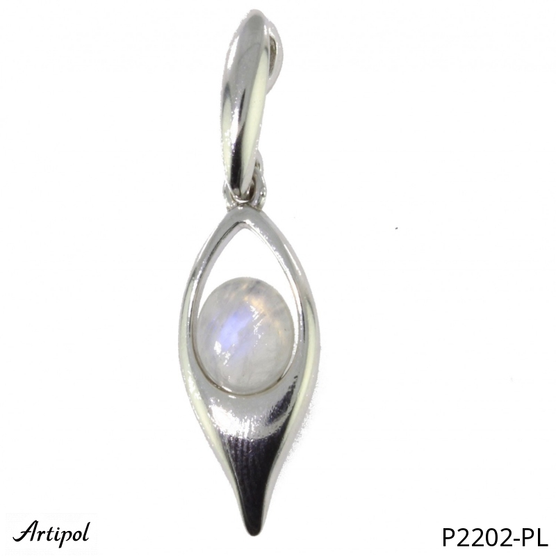 Pendant P2202-PL with real Moonstone
