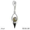 Pendant P2202-LAB with real Labradorite