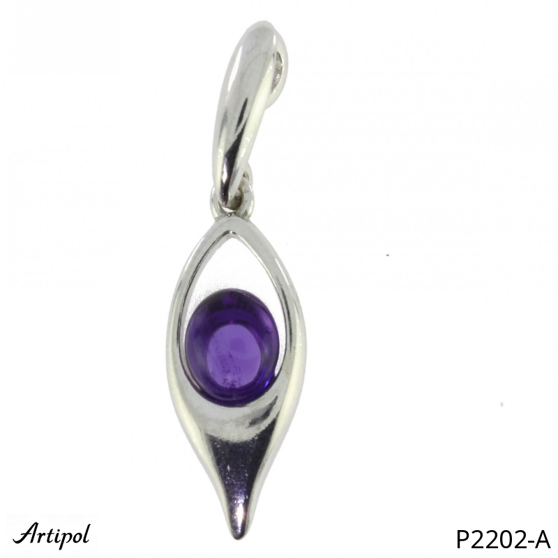 Pendant P2202-A with real Amethyst