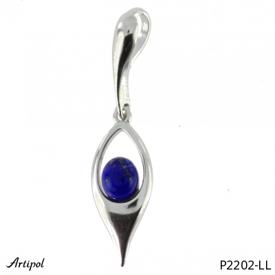Pendentif P2202-LL en Lapis-lazuli véritable